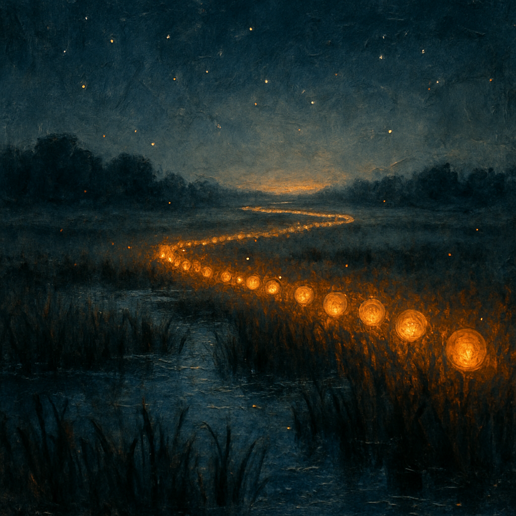 The Lantern Swath Fen paint by color