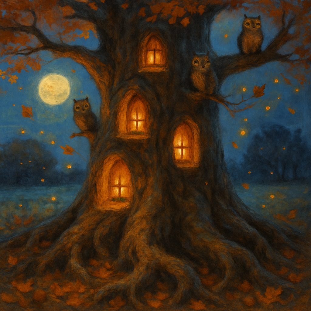 The Watchful Hollow Oak paint by color