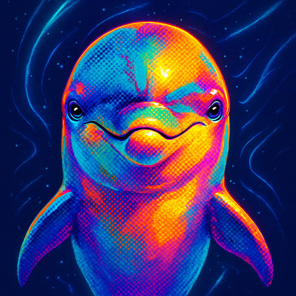 Oceanic Dolphin Burst Painting by numbers kit