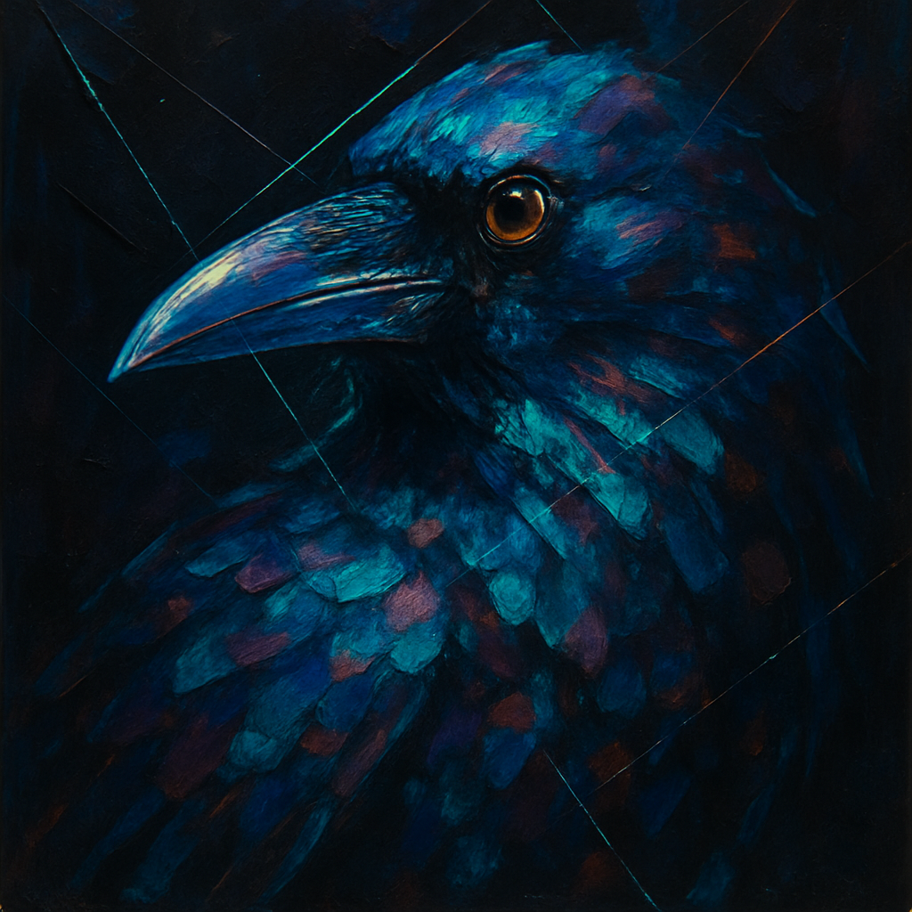 Raven Chromatic Oracle paint by number