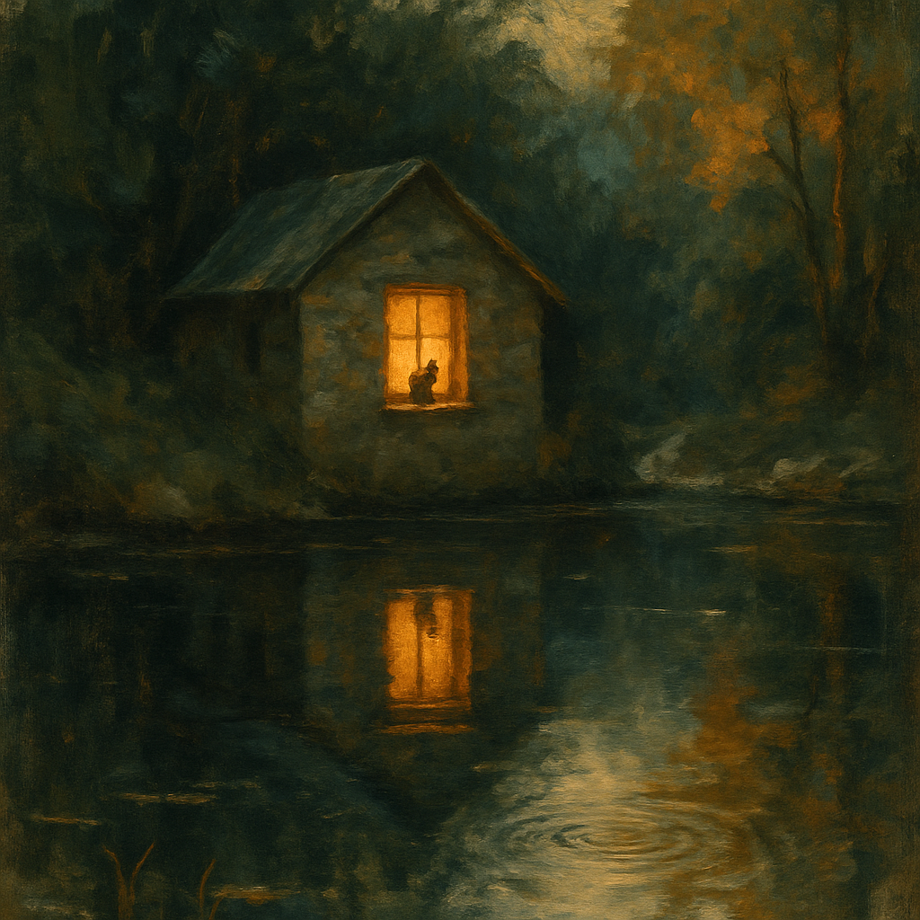 Hidden Cove Lantern Glow painting number kit