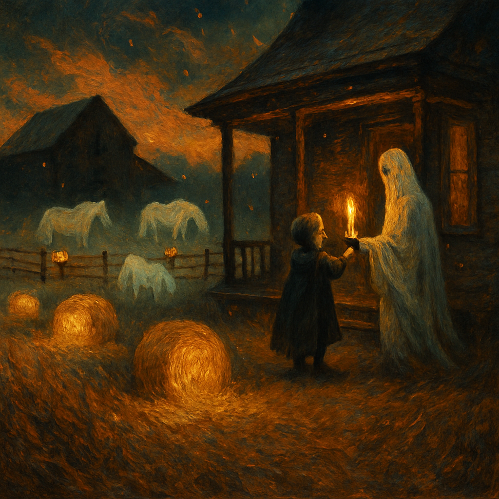 Spectral Farmstead Dusk paint by number