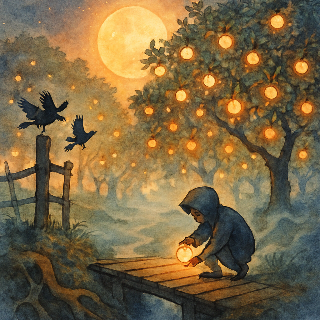 Bridge To The Ghost Orchard paint by numbers