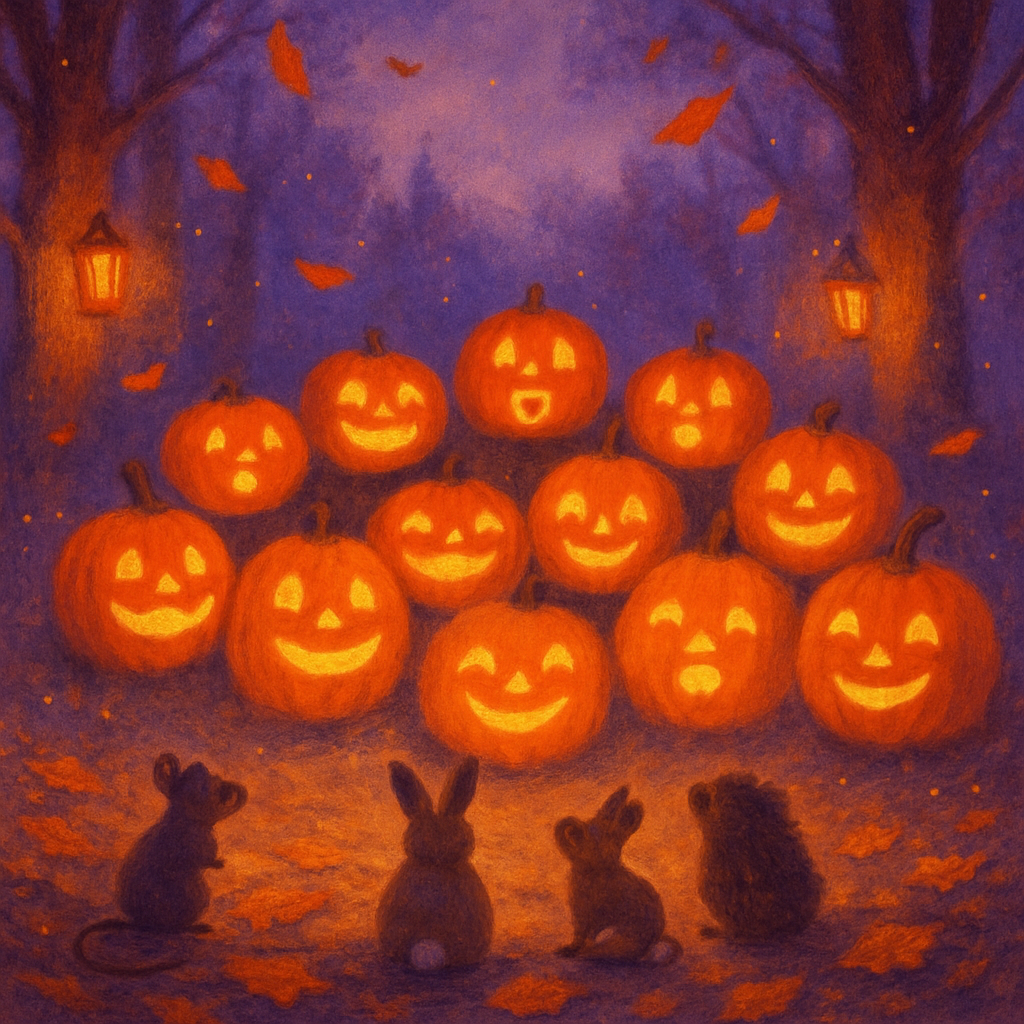 Foggy Hollow Pumpkin Choir paint by color