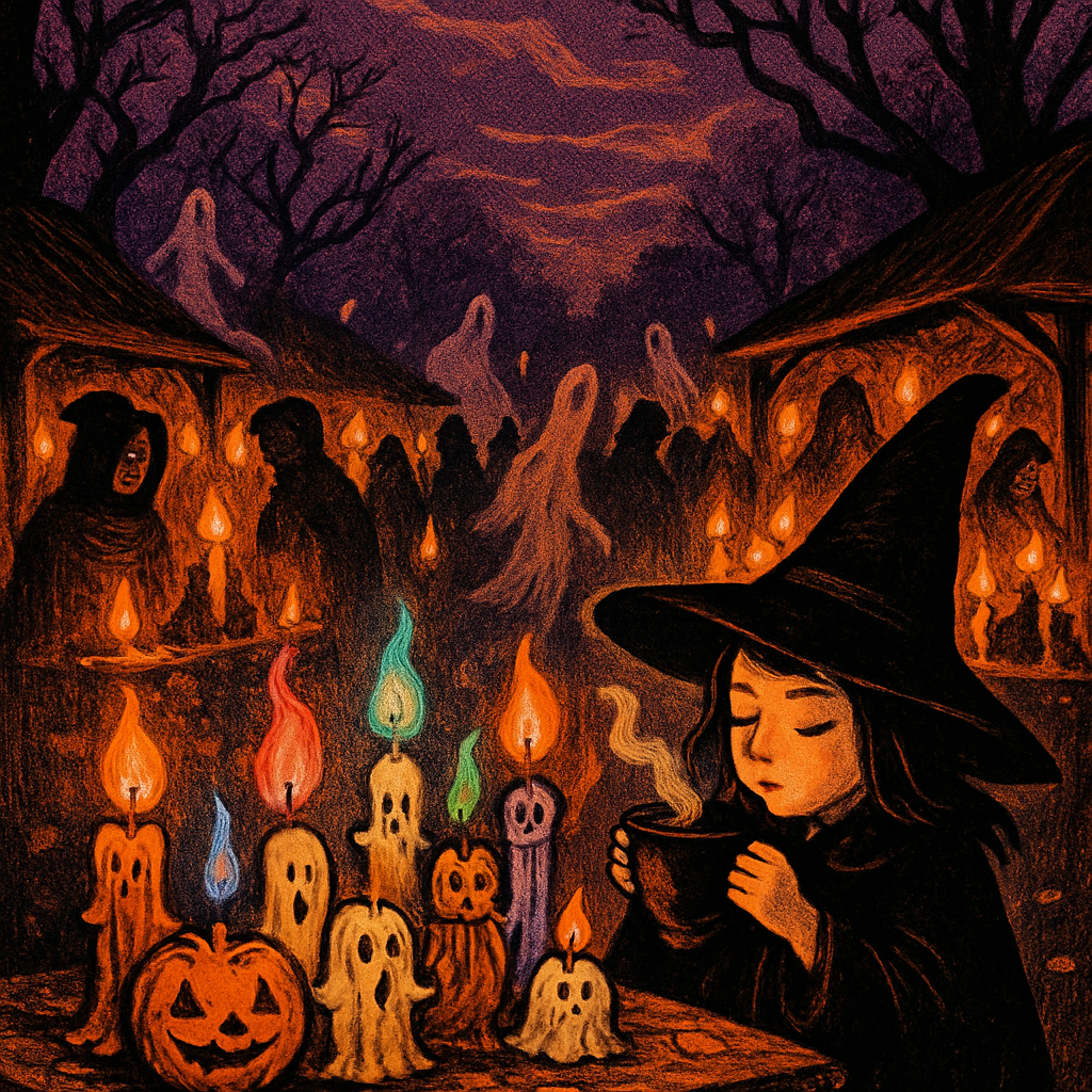 Grim Hollow Candle Market Numbered painting kits