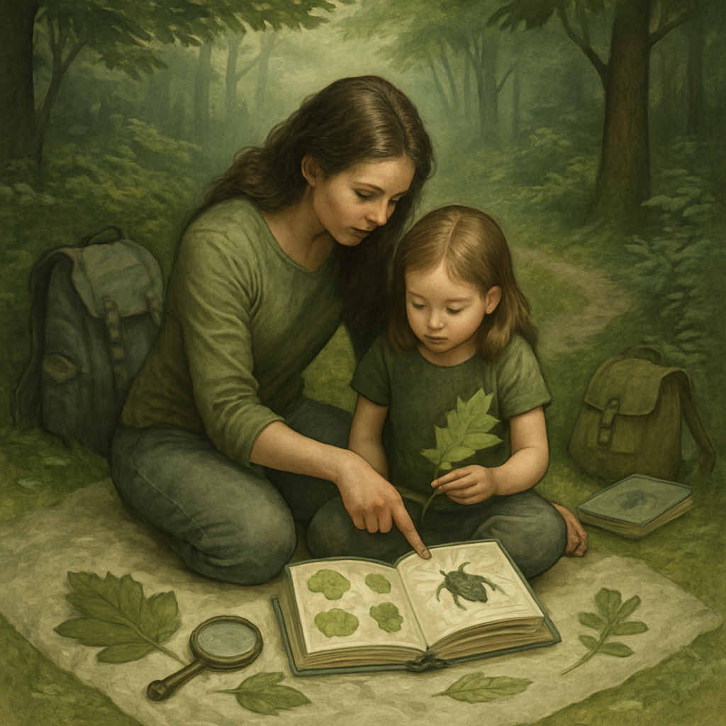 Trailside Picnic Teaching Nature Names painting number kit