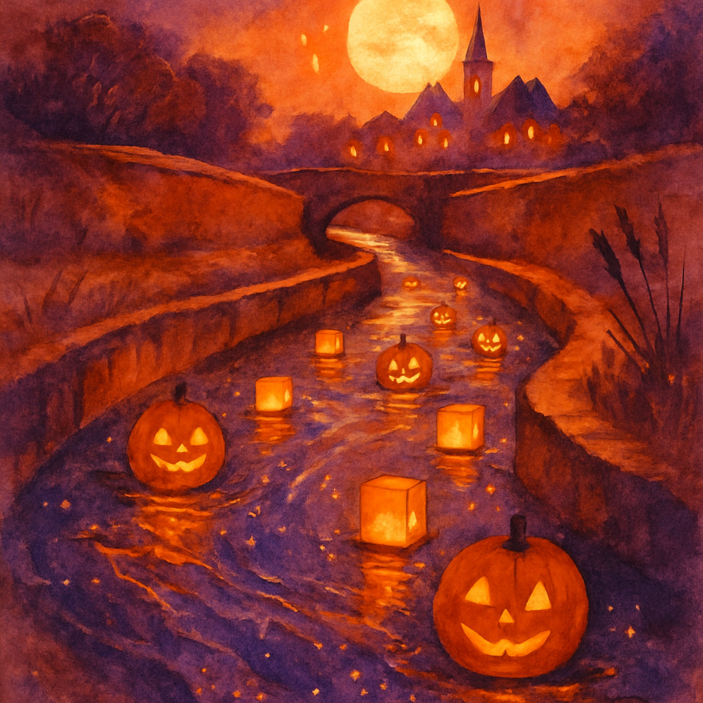 Glimmer Hollow Millrace DIY paint by numbers