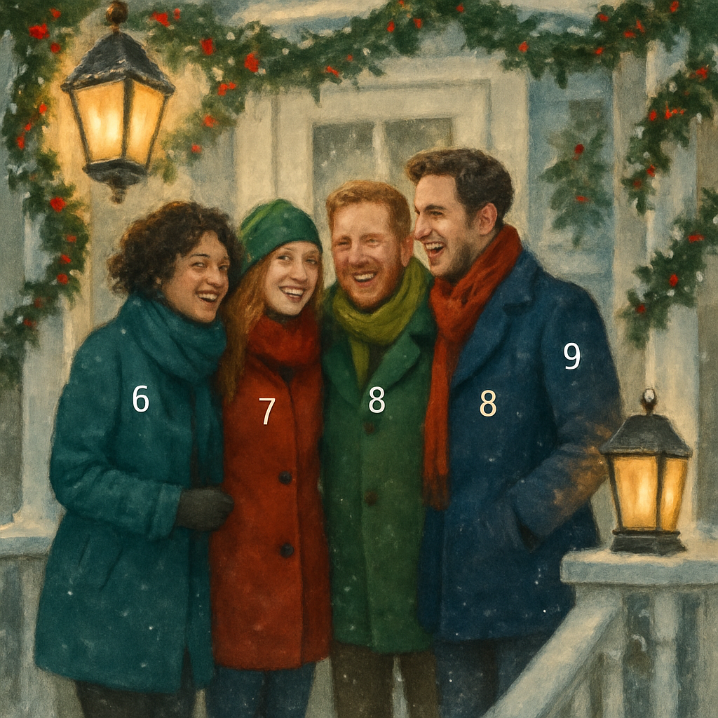 Frosted Porch Reunion DIY paint by numbers