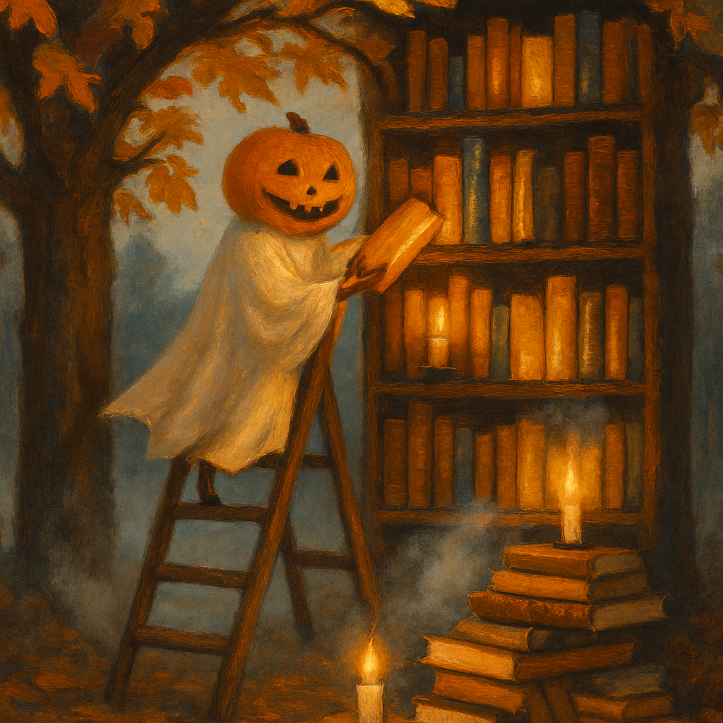 Lantern Library Of Night painting number kit
