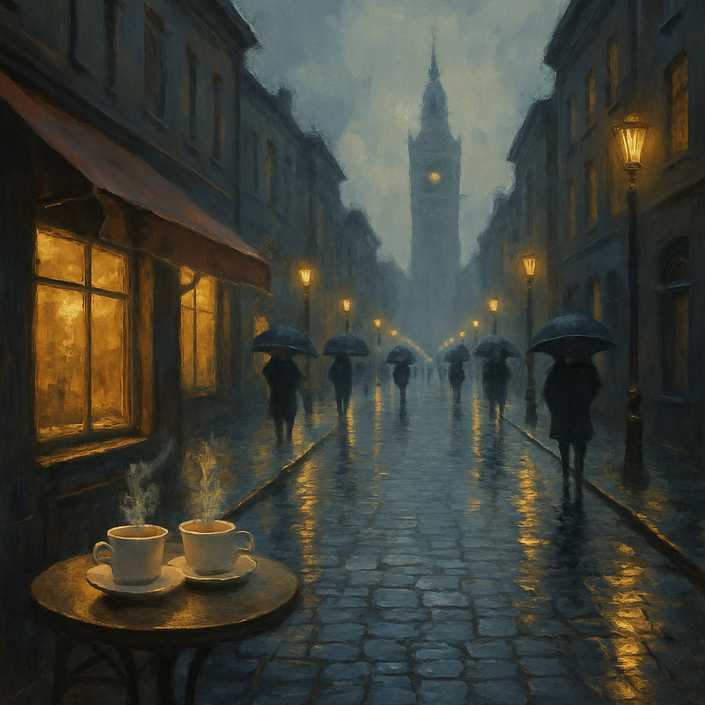 Paris Rainlight Boulevard Numbered painting kits