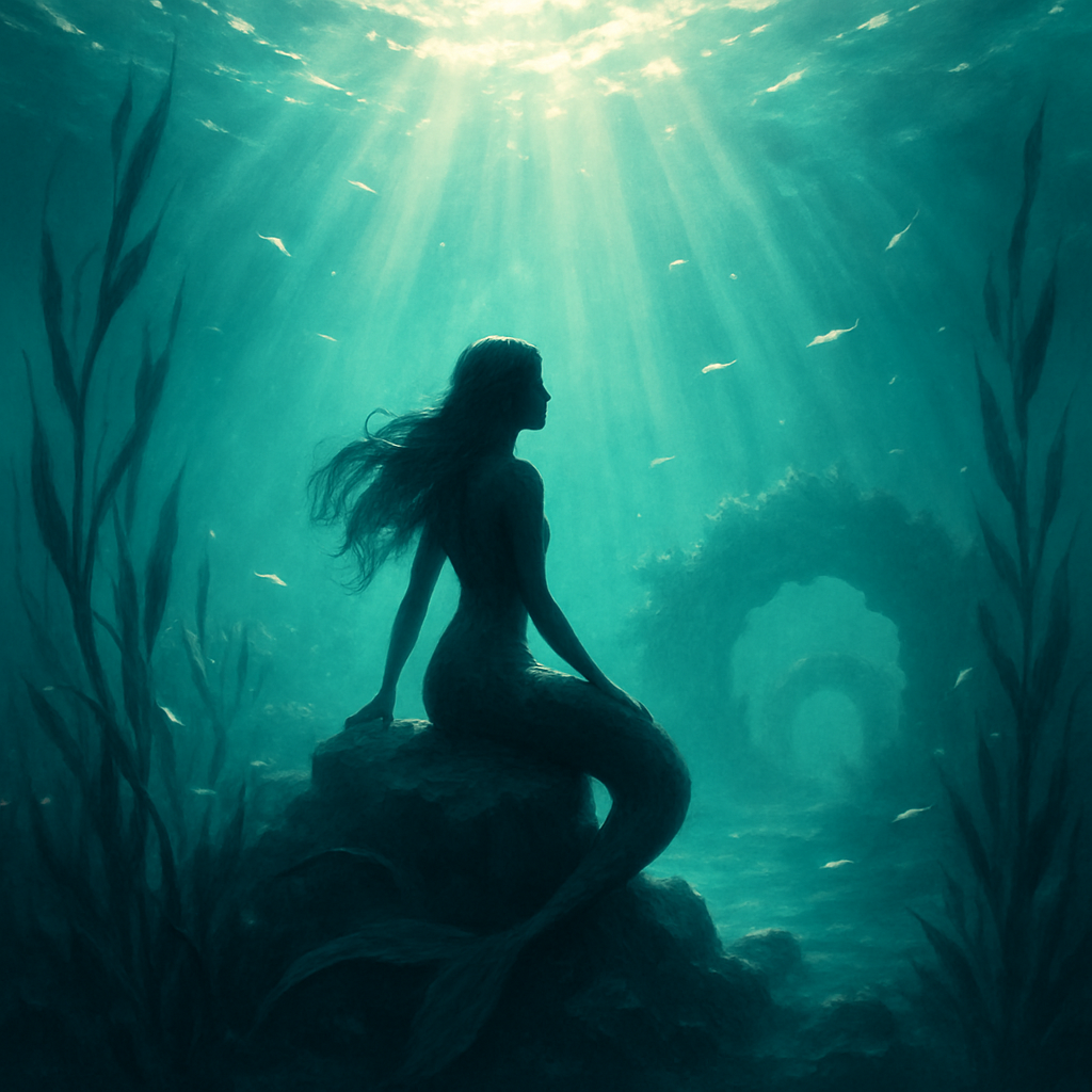 Mermaid Tidal Lumen DIY paint by numbers