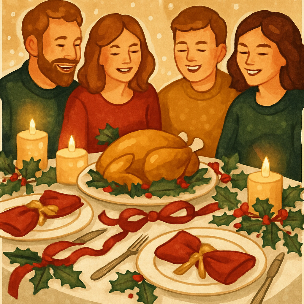 Festive Feast Tableaux paint by numbers