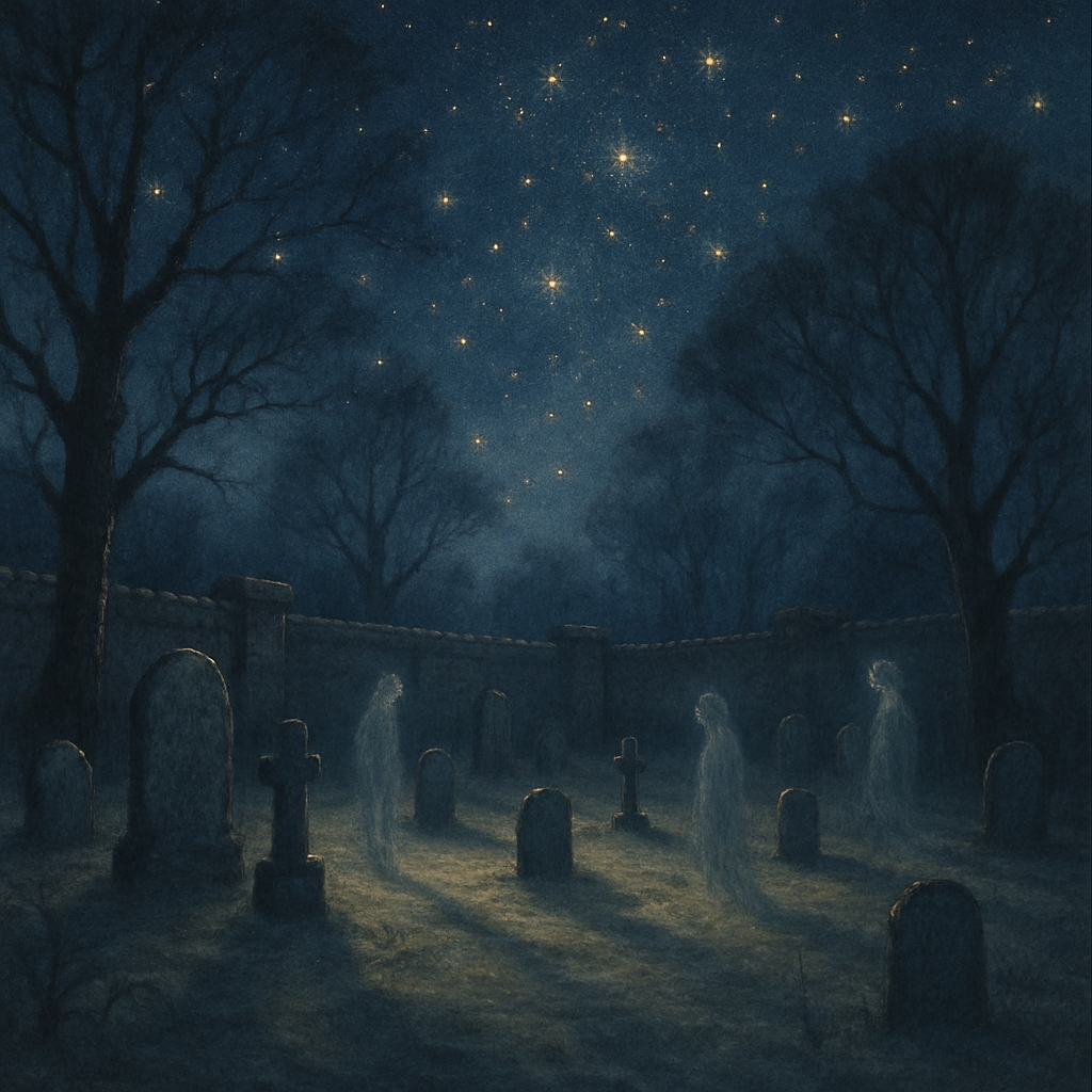 Hallowed Ground Under Starry Skies painting number kit