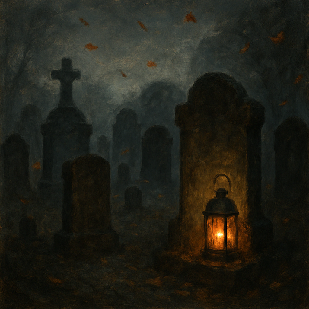 Whispering Wind In The Graveyard painting number kit