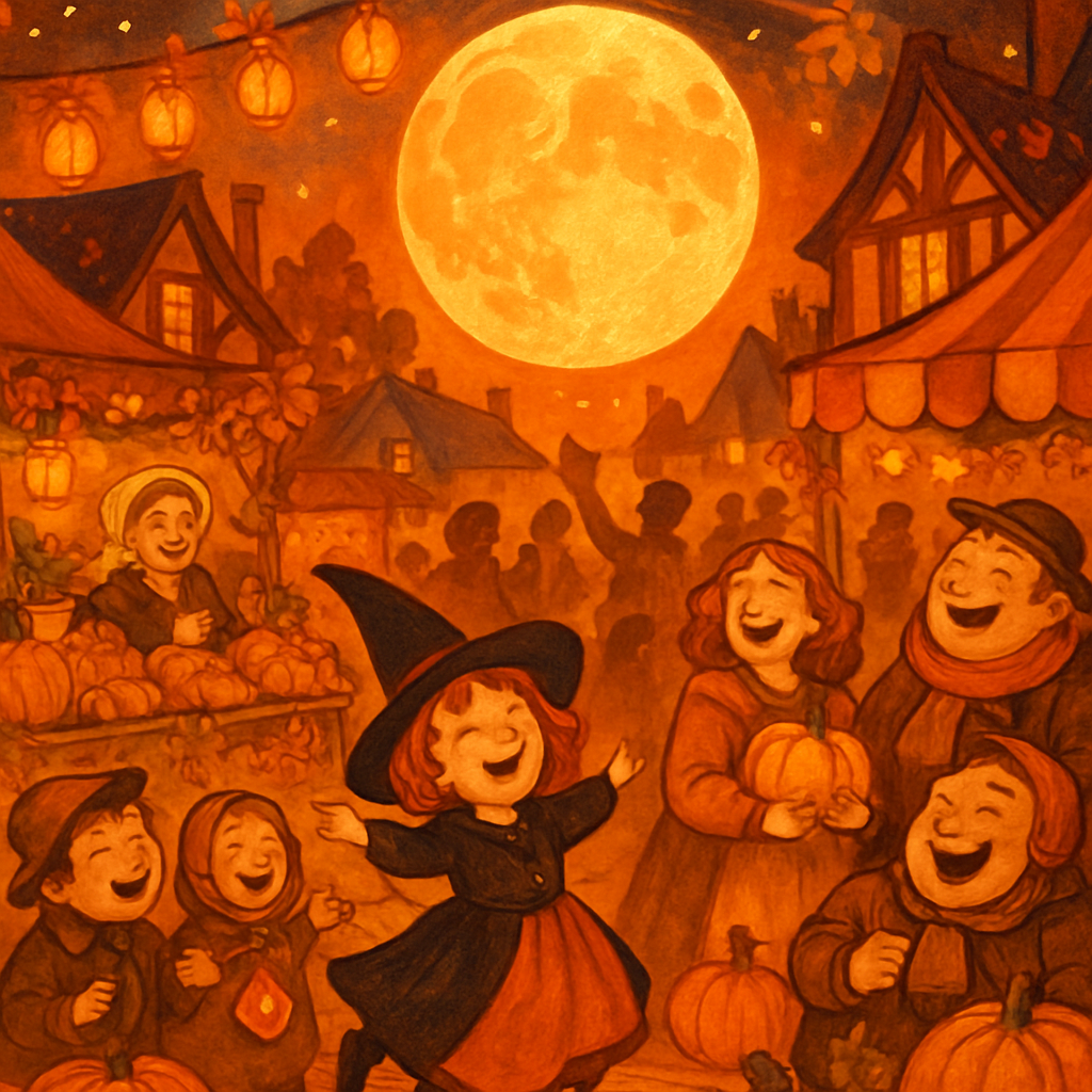 Enchanting Harvest Moon Festival paint by numbers
