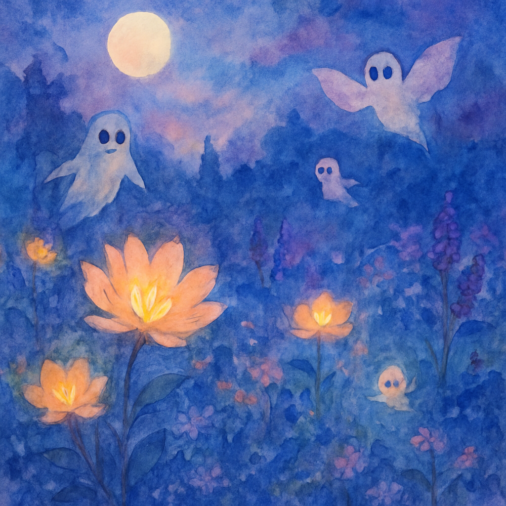 Phantom Gardens Of Dusk paint by color