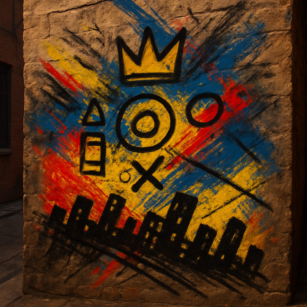 Basquiat Crown Reverie paint by number