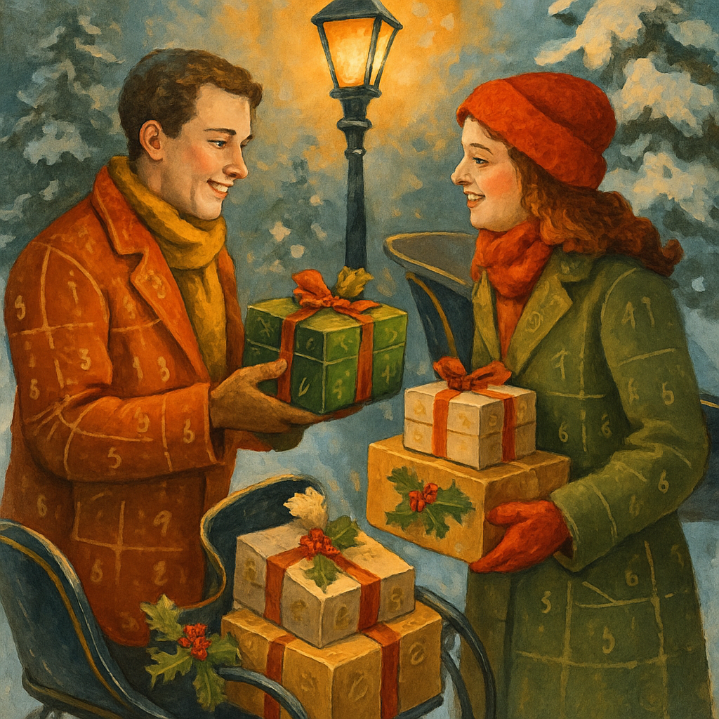 Midnight Sleigh Exchange Paint by numbers art