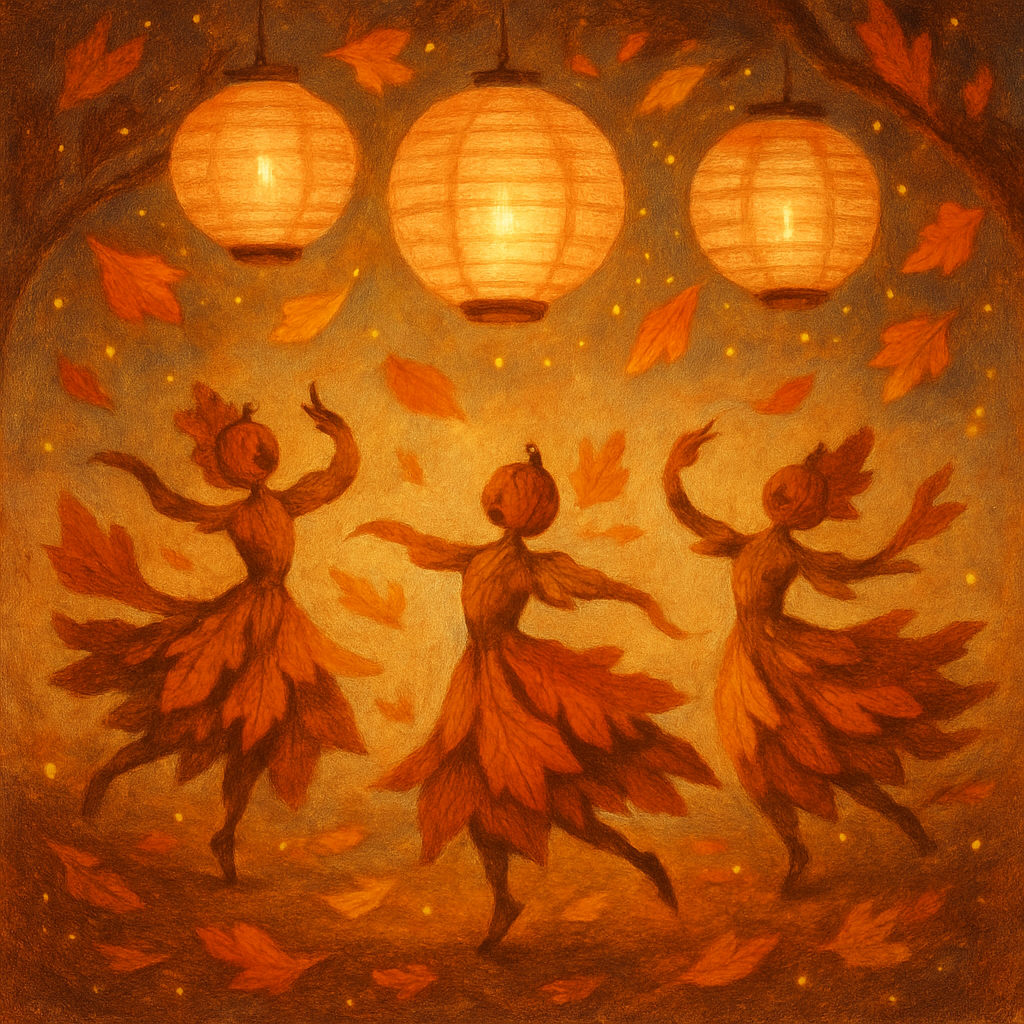 Harvest Night Lantern Ballet DIY paint by numbers