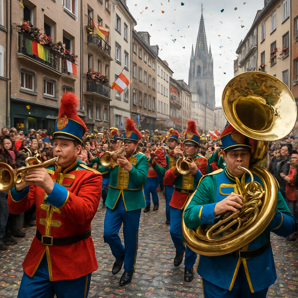 Karneval Cologne Brass Parade Numbered painting kits