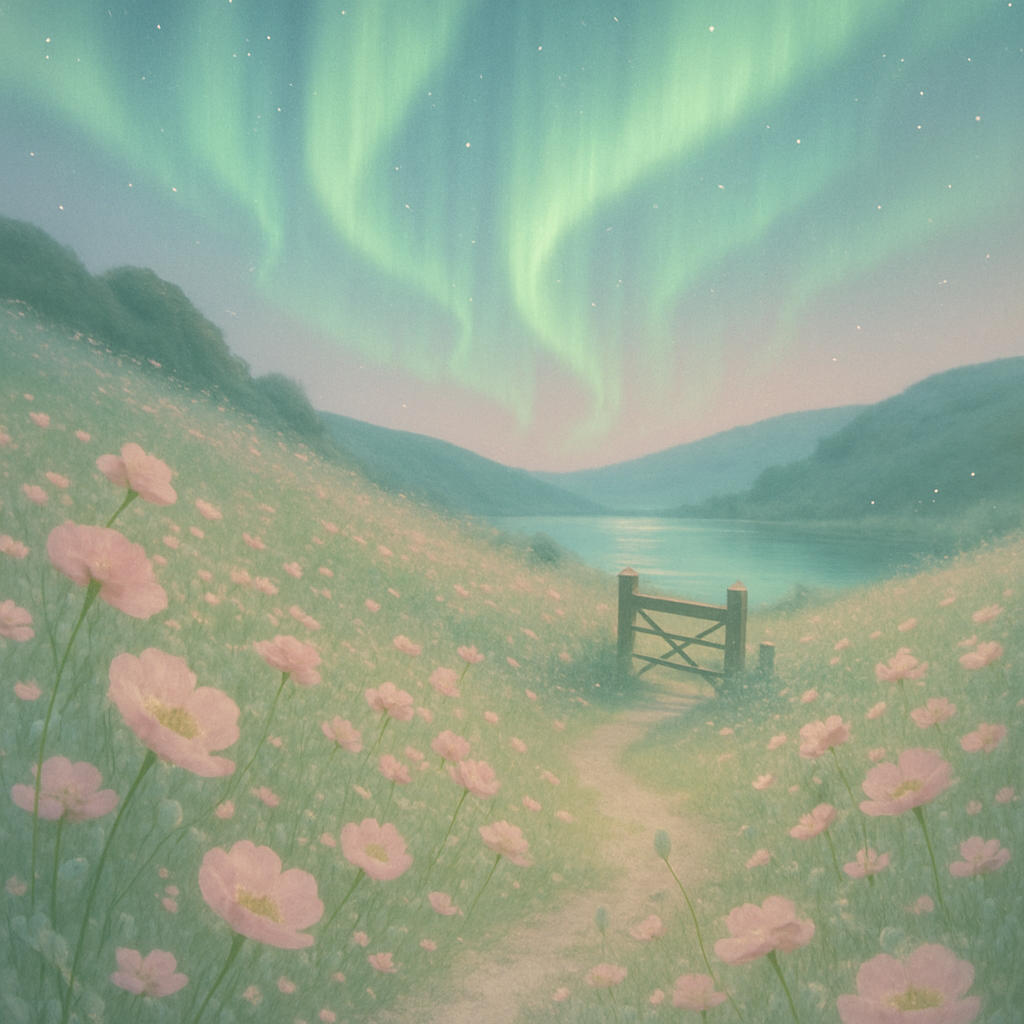 Flower Aurora Meadow paint by color