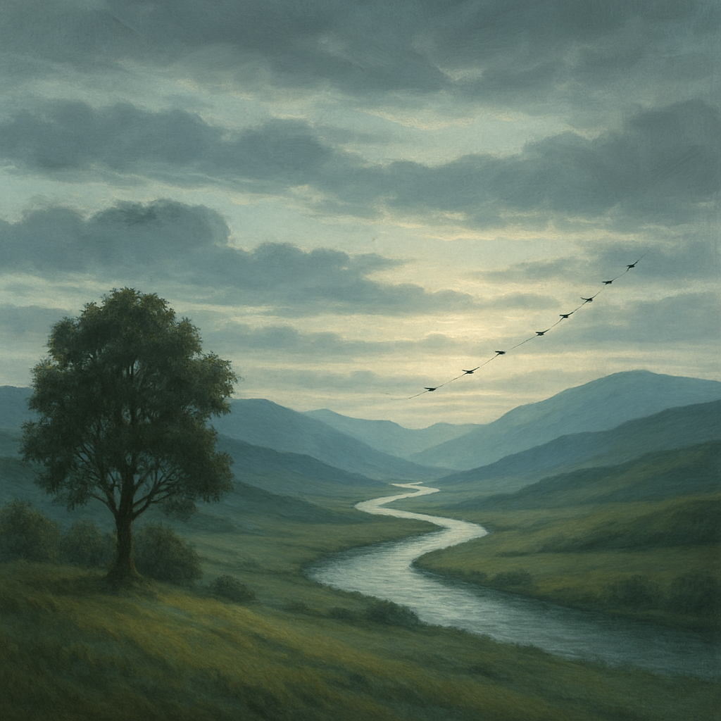 Landscape Horizon Breath paint by numbers