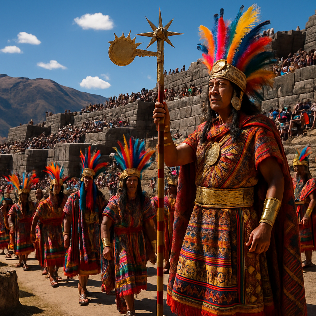 Inti Raymi Sun Festival Cusco Parade Numbered painting kits