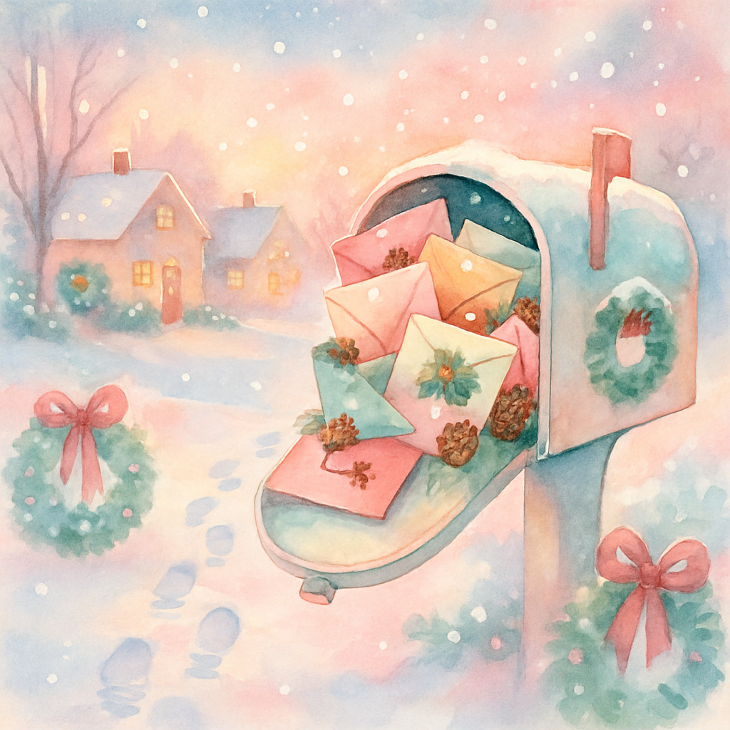 Mailbox Of Wishes Number painting