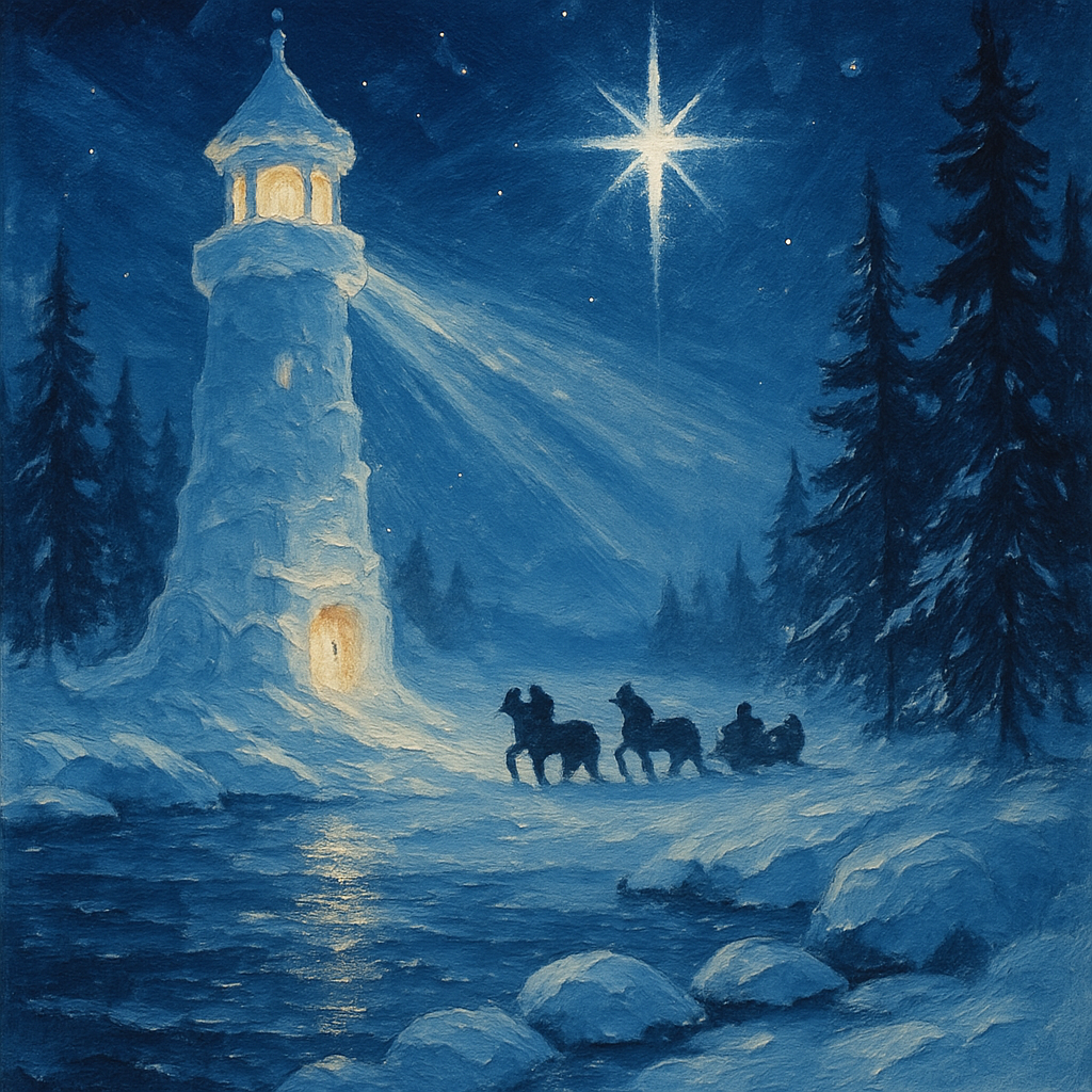 North Star Ice Lighthouse Numbered painting kits