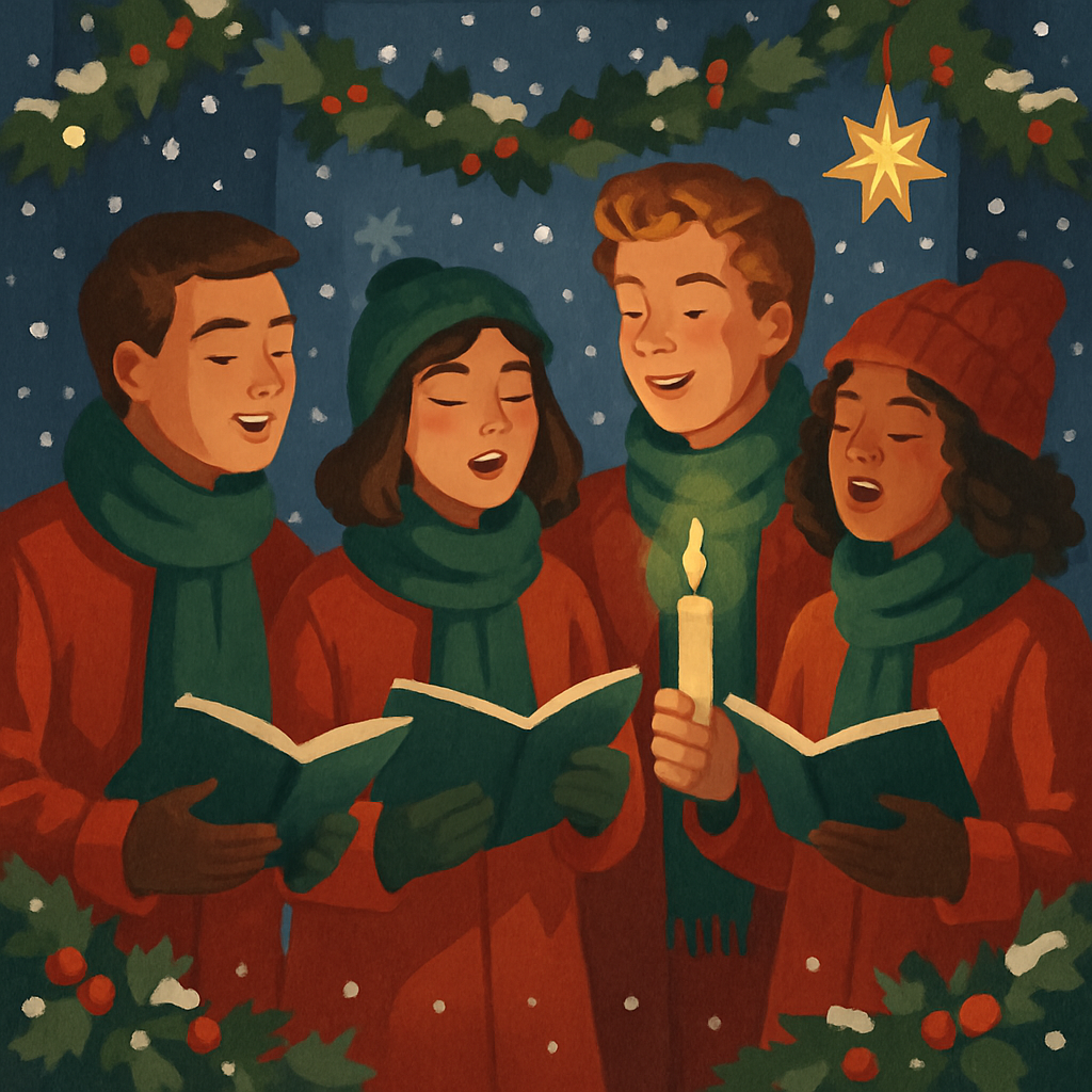 Snowflake Serenade Circle paint by color