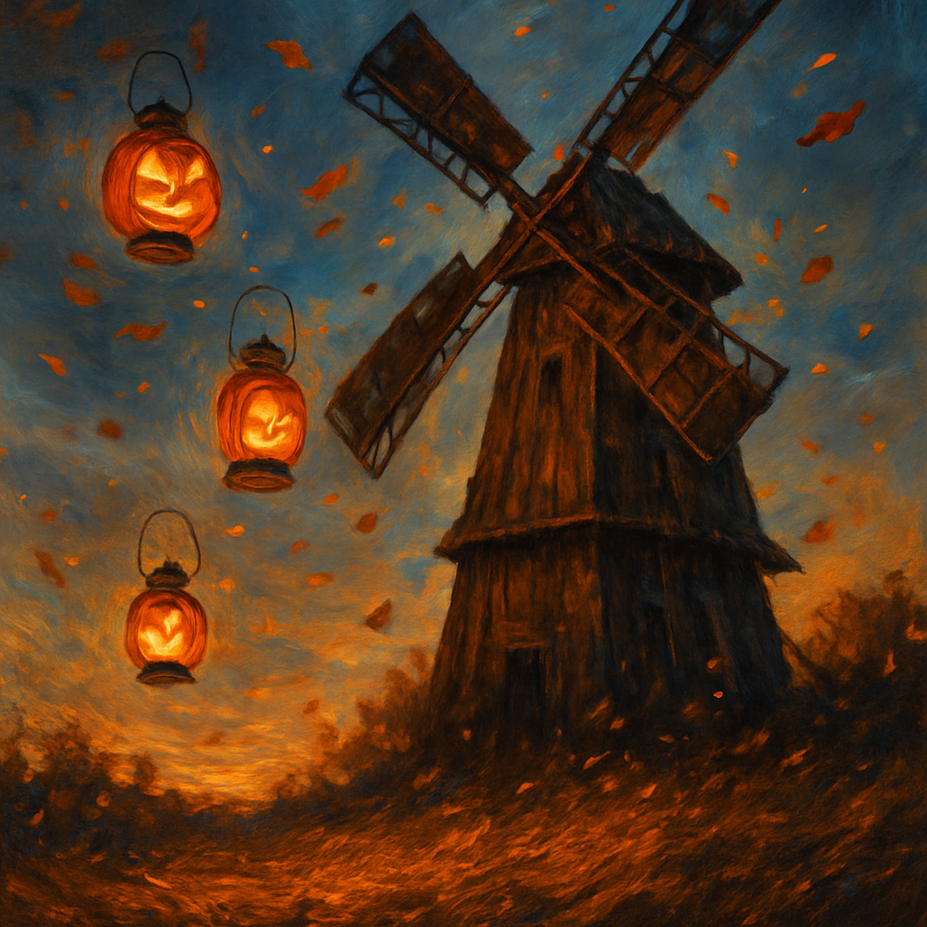 Harvest Lantern Windmill paint by color