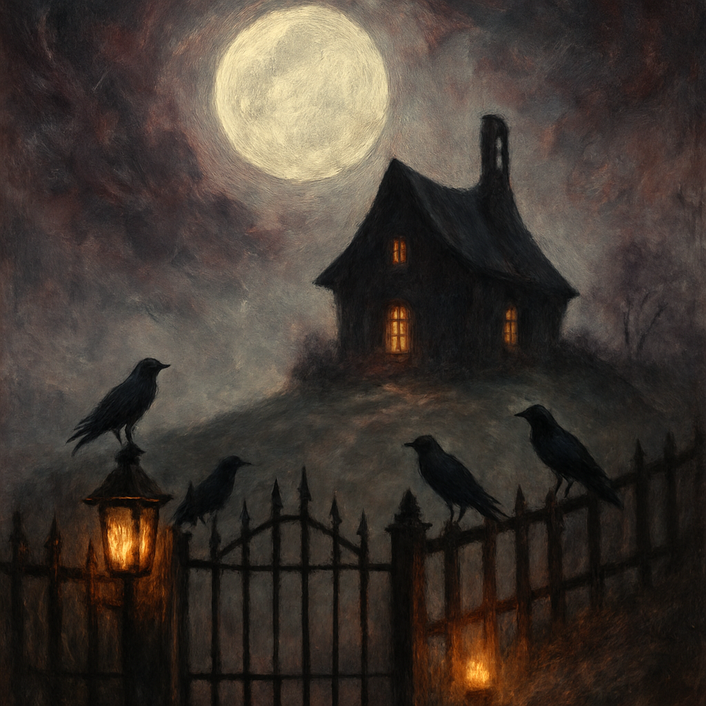 Lanterns On Widow Hill Numbered painting kits