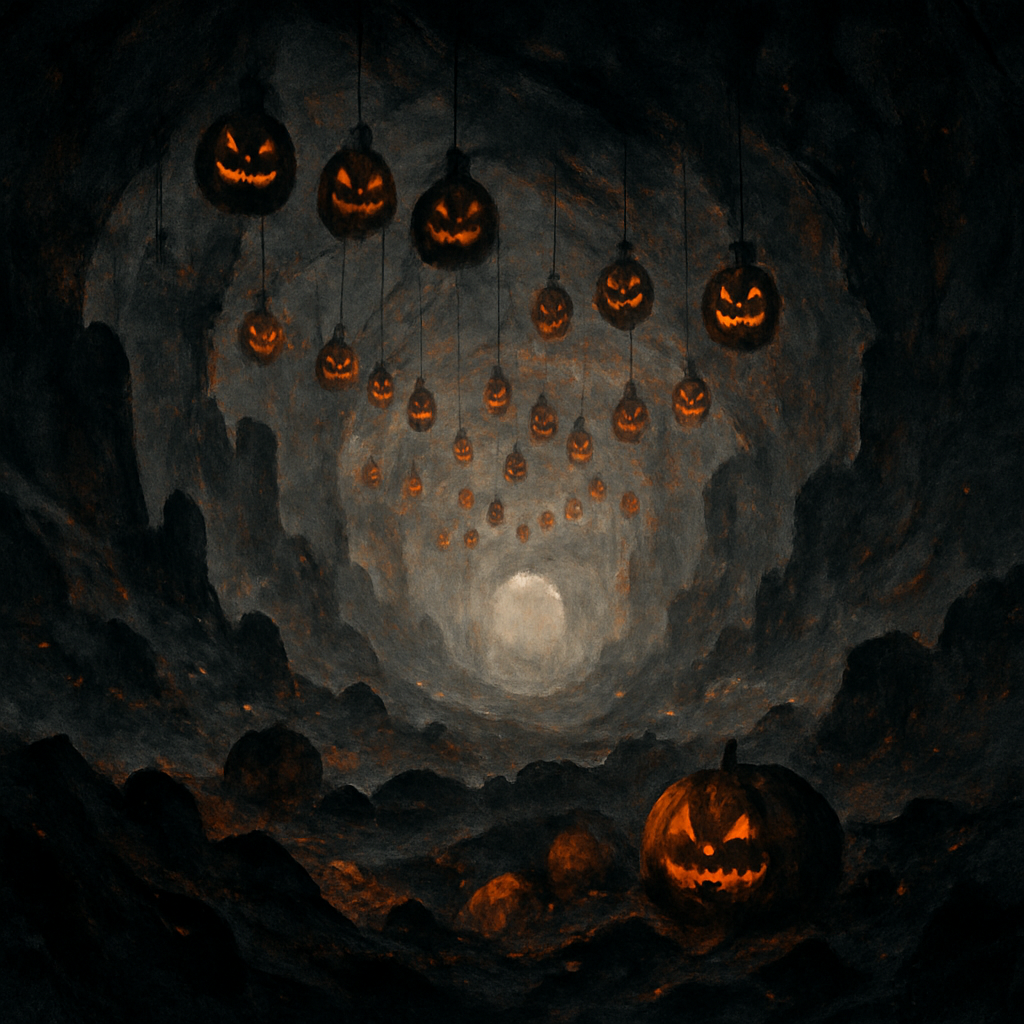 Echoes Of The Pumpkin Quarry painting number kit