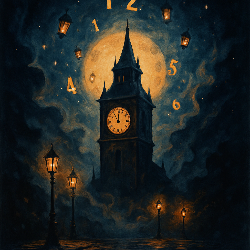 Clocktower Of Hollow Hours Painting by numbers kit