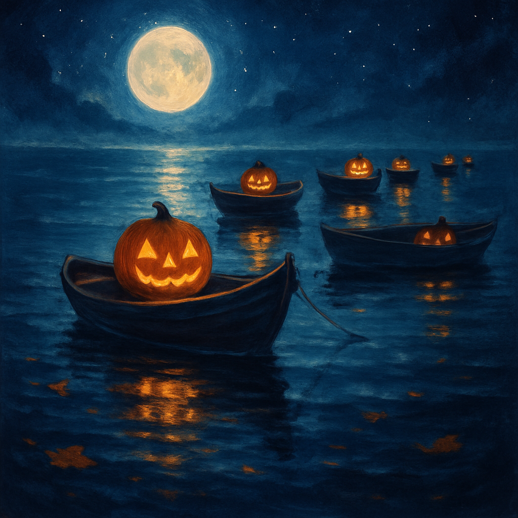 Lantern Harbor Of The Hollow Fleet painting number kit