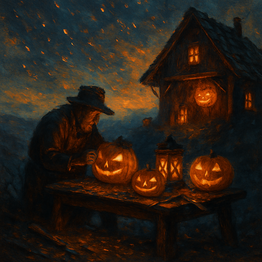 The Lanternmakers Ridge Number painting