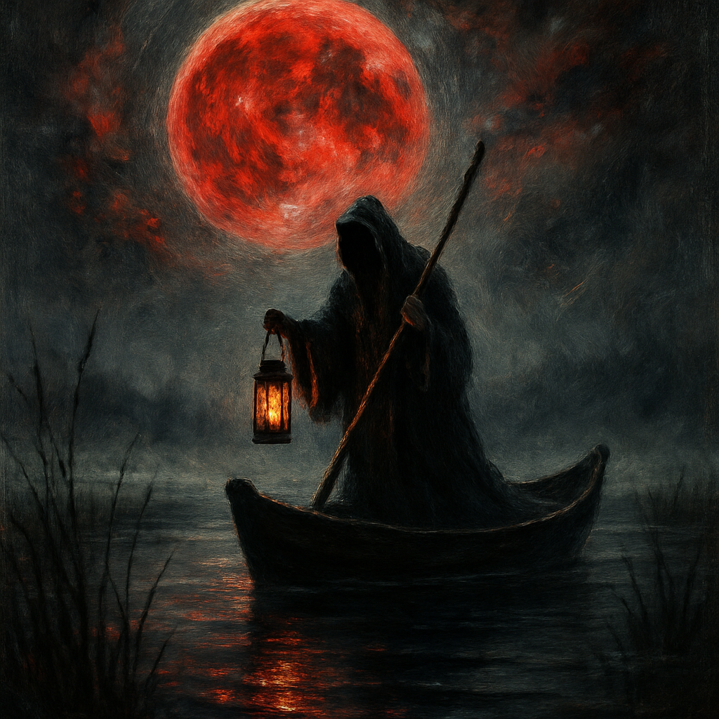 The Lantern Ferryman paint by numbers