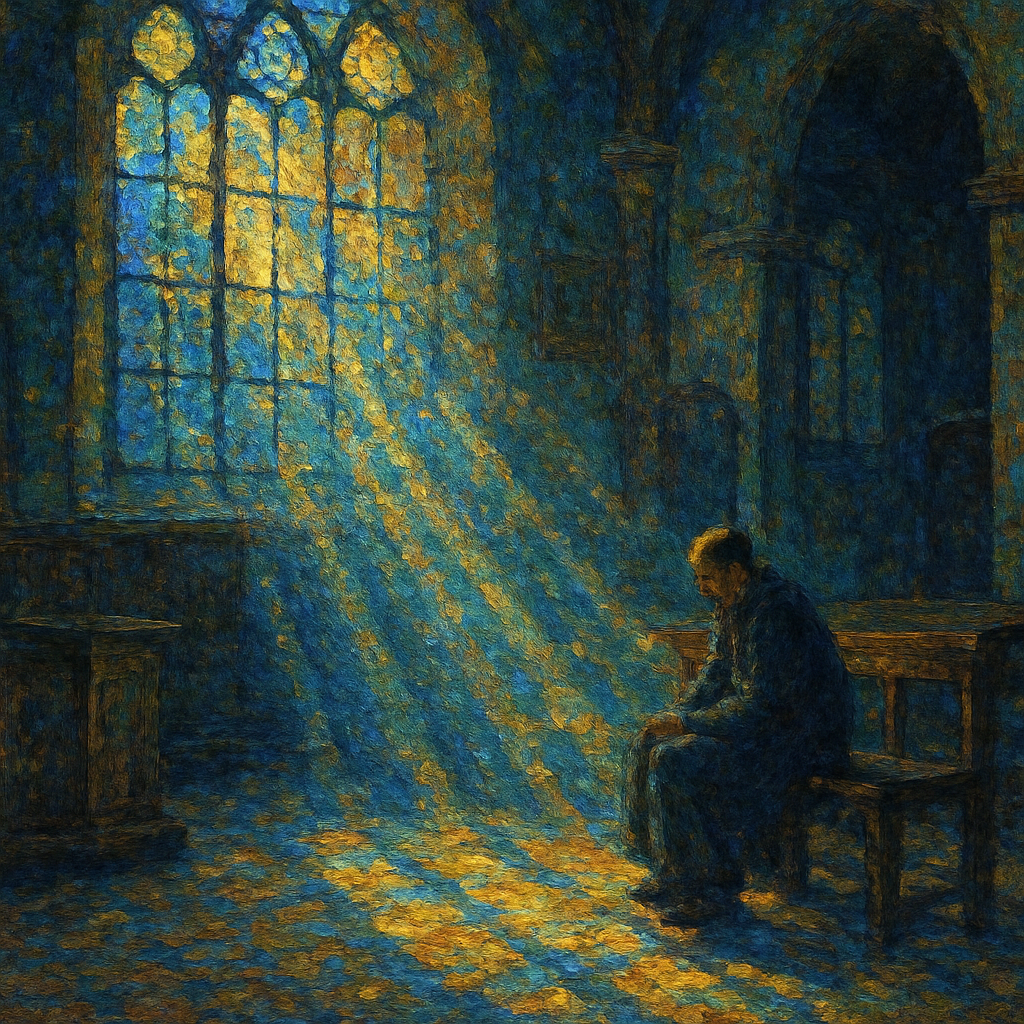 Stained Glass Dawn Reverie paint by number