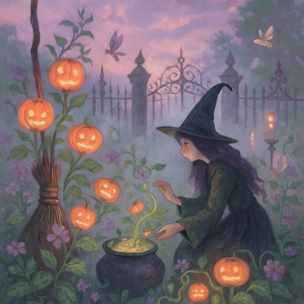 Thistledown Witch Garden paint by numbers
