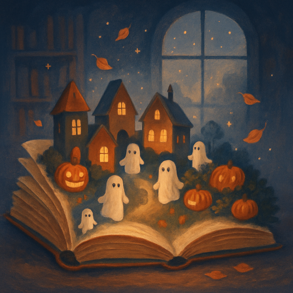 Enchanted Autumn Storybook Number painting