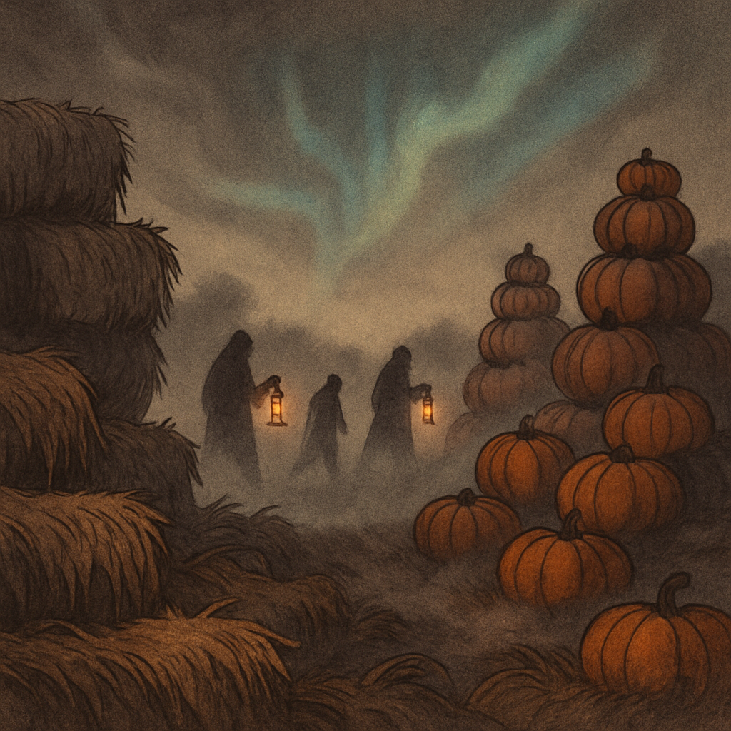 Fogbound Harvest Hollow paint by number