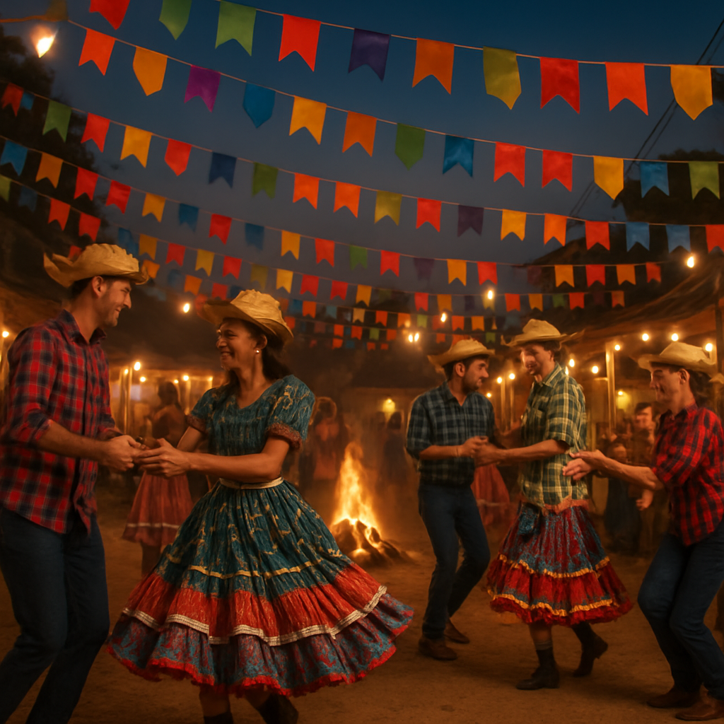 Brazilian Festa Junina Square Dance Paint by numbers kits