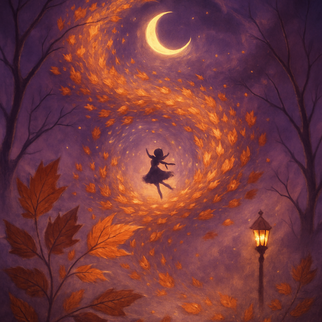 Spiral Of Falling Leaves paint by numbers