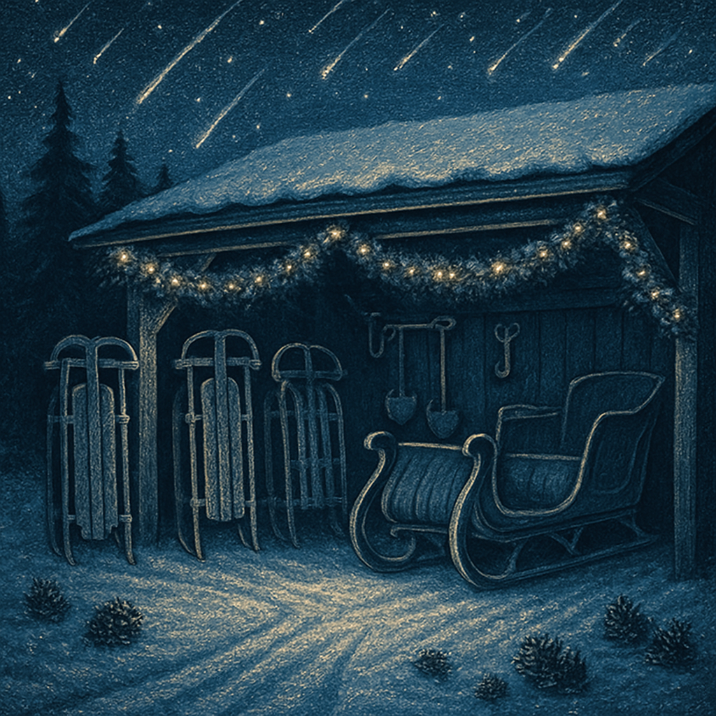 Celestial Sleighyard Number painting