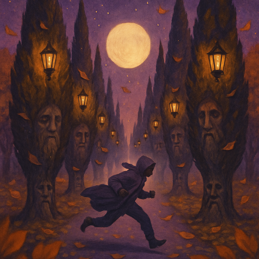 The Cypress Lamp Avenue Paint by numbers kits