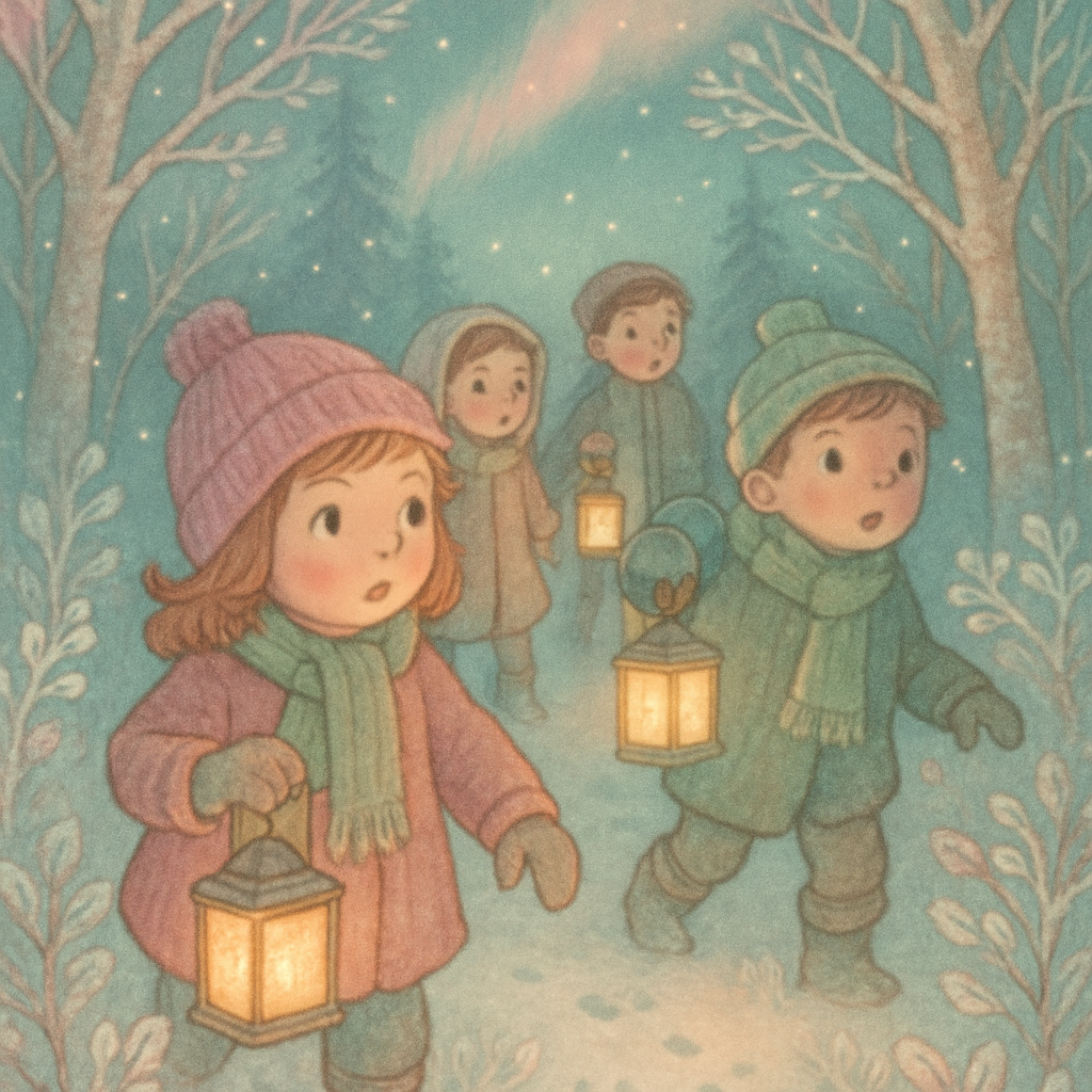 Childrens Lantern Expedition DIY paint by numbers