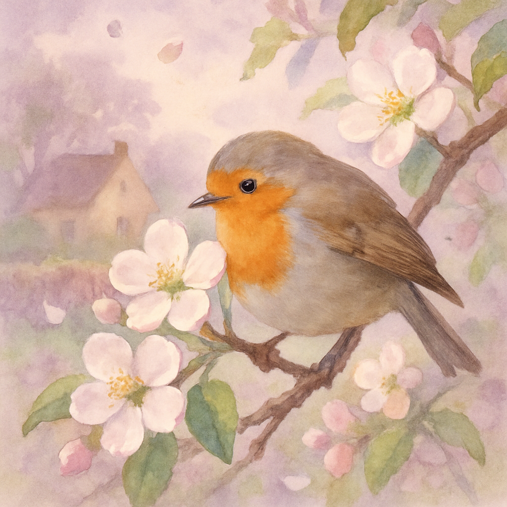 Garden Robin Soft Spring paint by color