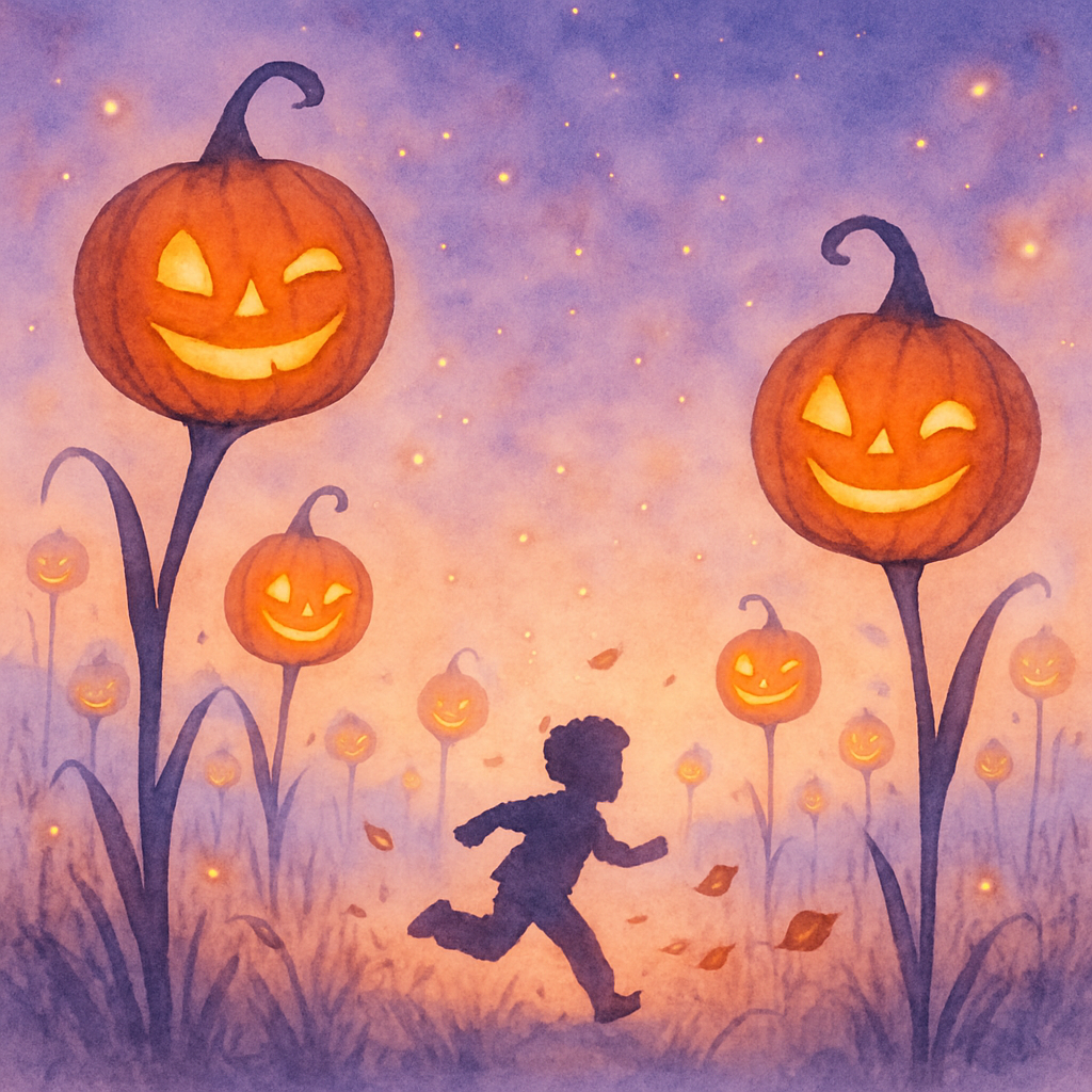 Lantern Field Of Whispering Stalks Paint by numbers art