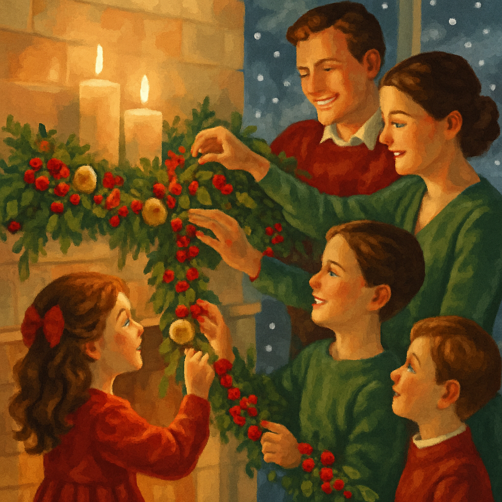 Garland Glow Celebration painting number kit