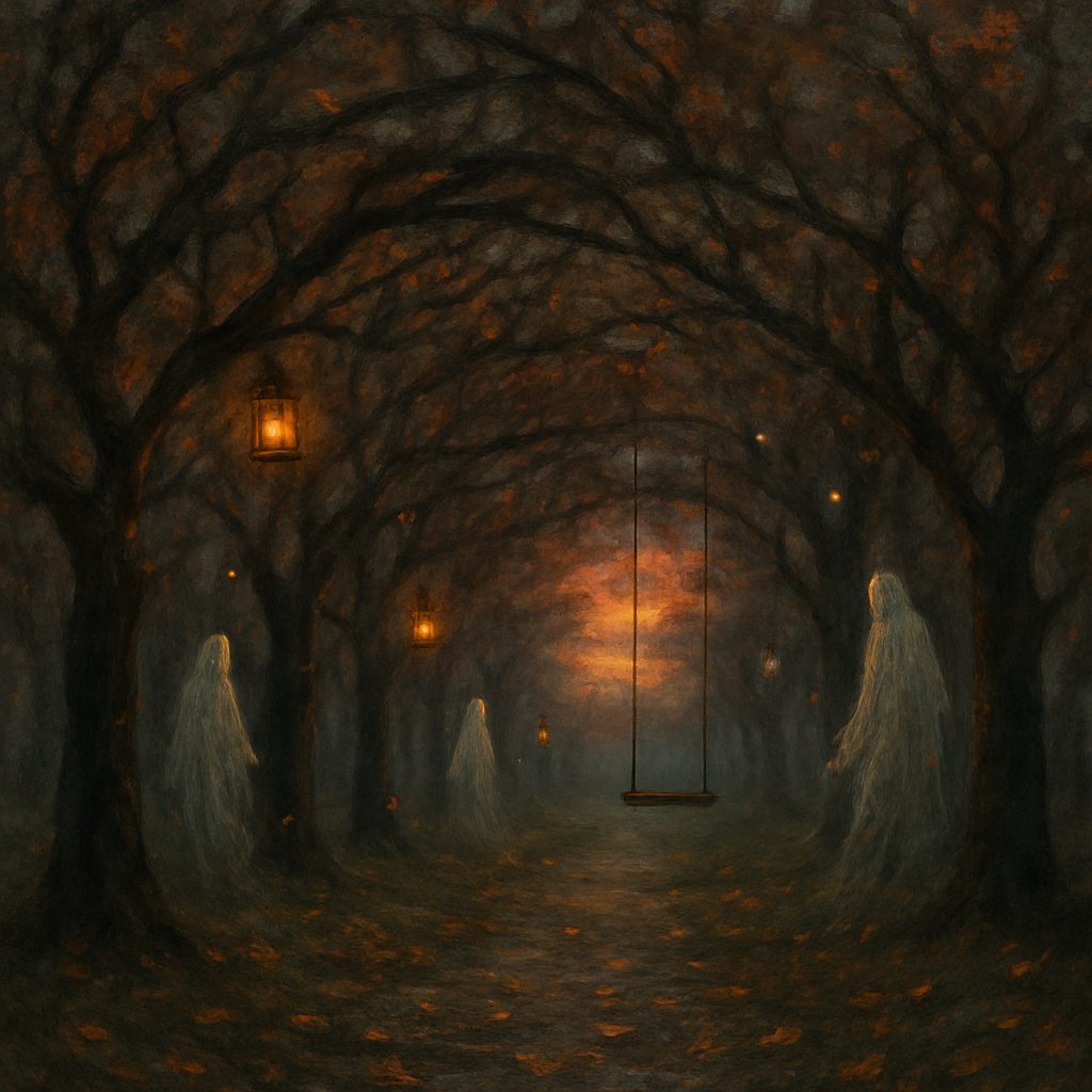 Spectral Orchard Pathway Numbered painting kits